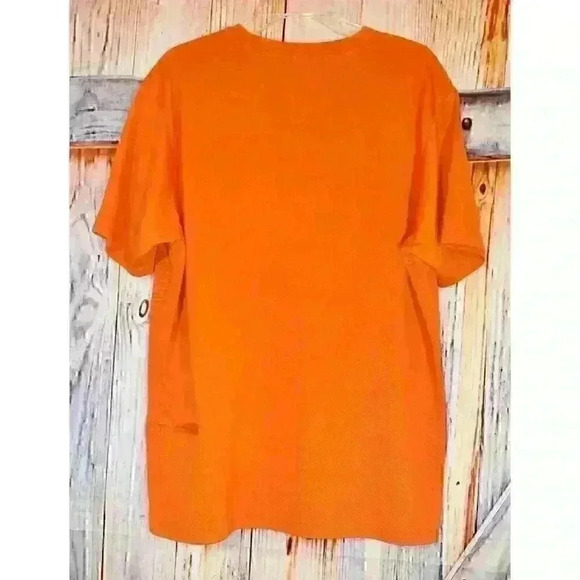 BOSSINI SPORT Mens BURNT ORANGE Athletic Workout Running Shirt T-shirt size 2x - Picture 2 of 3